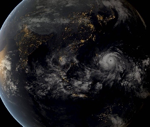 Planeta, Filipiny, Zdjęcie satelitarne, Tajfun Haiyan, Ziemia