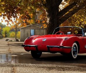 Gra, 1960, Czerwony, Chevrolet Corvette, Forza Horizon 4