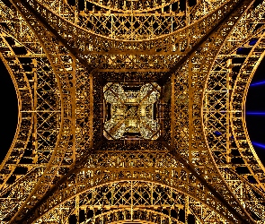 Wieża Eiffla, Francja, Paryż, Konstrukcja