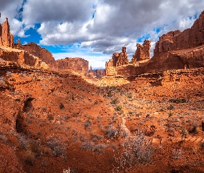 Skały, Stany Zjednoczone, Stan Utah, Park Narodowy Arches