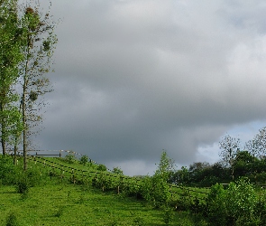 Wiosenne, Wzgórza