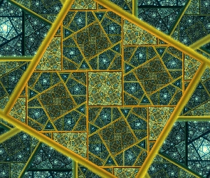 Wzory, Trójkąty, Kwadraty, Geometryczne, Fraktal
