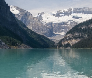 Louise Lake, Kanada, Park Narodowy Banff, Góry, Jezioro