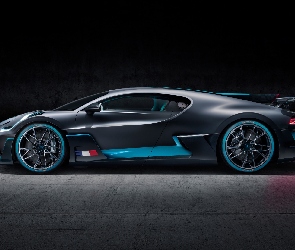 Bugatti Divo, 3D, Bok