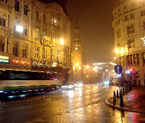 Nocą, Światła, Bydgoszcz