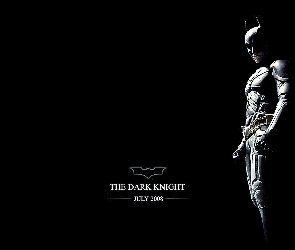 tło, czarne, Batman Dark Knight, batman