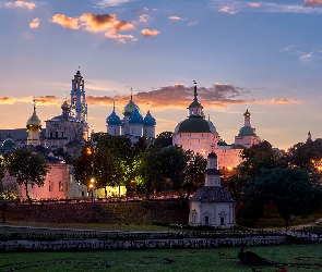 Cerkiew, Klasztor, Rosja Cerkiew, Siergijew Posad, Obwód moskiewski, Ławra Troicko-Siergijewska