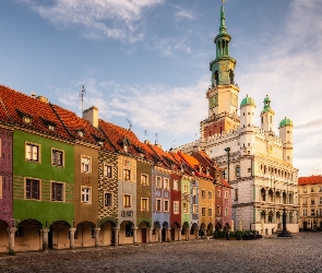 Poznań, Ratusz, Domki budnicze, Stary Rynek, Polska