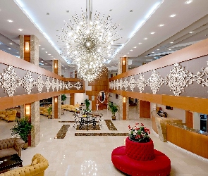 Hotel, Wnętrze, Turcja, Recepcja, Euphoria Hotel Tekirova, Kemer, Hol