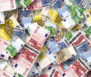 Waluta, Banknoty, Euro