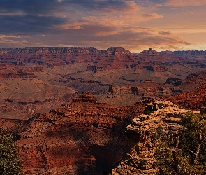 Stany Zjednoczone, Stan Arizona, Kanion, Skały, Grand Canyon, Park Narodowy Wielkiego Kanionu