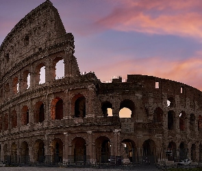Włochy, Rzym, Koloseum, Amfiteatr Flawiuszów