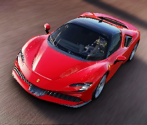 Droga, Ferrari, Project Cars 3, Gra, Samochód, Czerwony