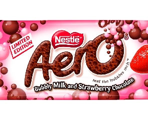Aero, Truskawkowa, Mleczna, Czekolada, Nestle