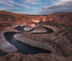 Arizona, Skały, Jezioro Powell, Kanion Glen, Stany Zjednoczone