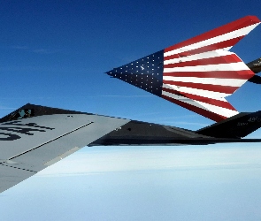 Flaga, USA, F-117 Nighthawk