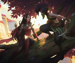 League of Legends, Akali, Irelia, Postacie, Gra