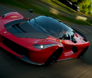 Forza Horizon 4, Przód, Czerwone, Ferrari, Gra