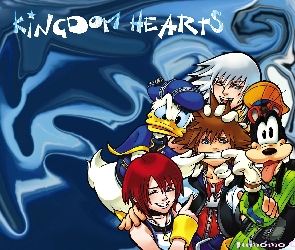 postacie, goofy, duck, donald, Kingdom Hearts