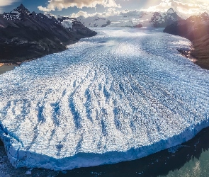 Park Narodowy Los Glaciares, Góry, Patagonia, Argentyna, Lodowiec, Perito Moreno