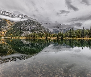 Jezioro, Stany Zjednoczone, Kolorado, Officers Gulch Pond, Góry Skaliste