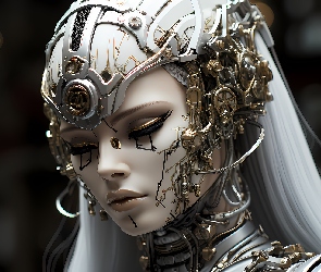 Cyborg, Grafika, Kobieta