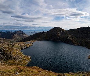 Niebo, Jezioro, Szczyty, Góry