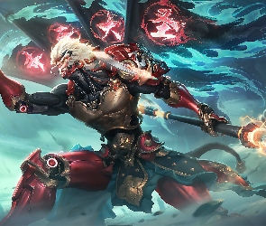 Honor of Kings, Małpi król, Gra, Sun Wukong, Broń, Postać, Sztandary, Zbroja