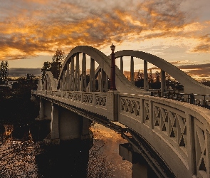 Most, Nowa Zelandia, Hamilton, Claudelands Bridge, Rzeka Waikato