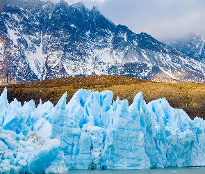 Argentyna, Patagonia, Perito Moreno, Lodowiec, Park Narodowy Los Glaciares, Góry