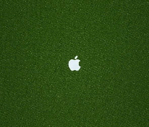 Logo, Tekstura, Zielona, Apple