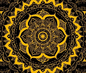 Wzór, Abstrakcja, Mandala