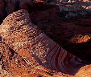 Stany Zjednoczone, Nevada, Skały, Park Stanowy Valley of Fire