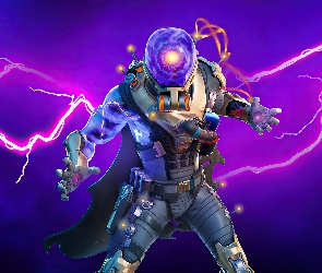 Błyskawice, Kombinezon, Fortnite, Gra, Postać, Cyclo