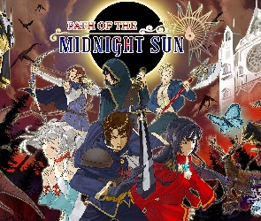 Pałac, Motyle, Path of the Midnight Sun, Plakat, Zwierzęta, Gra, Postacie