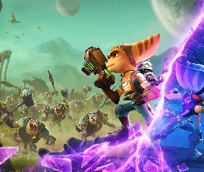 Ratchet i Clank Rift Apart, Robot, Ratchet, Postacie, Gra