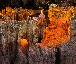 Stany Zjednoczone, Skały, Góry, Stan Utah, Park Narodowy Bryce Canyon