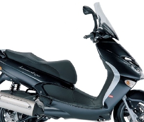 Skutery, Czarny, Miejski, Leonardo 50, Motor Aprilia