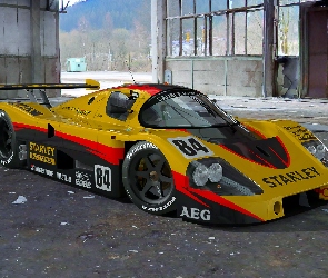 Assetto Corsa, Przód, Żółty, Samochód, Gra