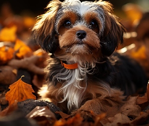 Yorkshire terrier, Liście, Pies