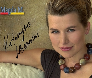 Magda M, korale, autograf, Katarzyna Herman