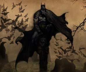 Nietoperze, Cmentarz, Batman