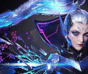 Elfka, Vayne, League of Legends, Gra, Kobieta, Postać