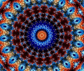 Wzory, Spirale, Fraktal, Kwiat