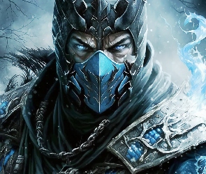 Mortal Kombat, Maska, Sub-Zero, Postać, Gra