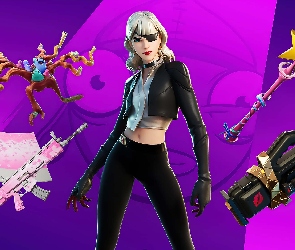 Benjyfishys Locker Bundle, Zestaw, Fortnite, Gra, Postać, Siren