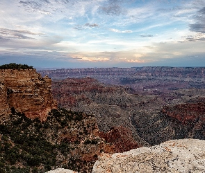 Stany Zjednoczone, Arizona, Kanion, Skały, Park Narodowy Wielkiego Kanionu, Grand Canyon