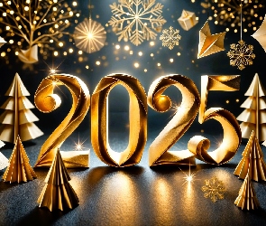 Prezenty, Choinki, Nowy Rok, 2025