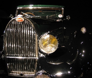 Bugatti, przód, światła