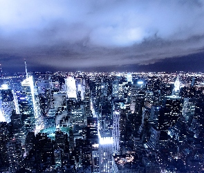 Nocą, Nowy Jork